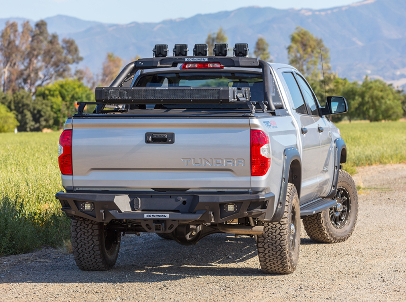 Toyota Tundra Bumper - Rear - Go Rhino - BR20 - Textured Black - `14-`20